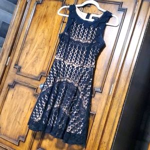 JODI KRISTOPHER black lace dress